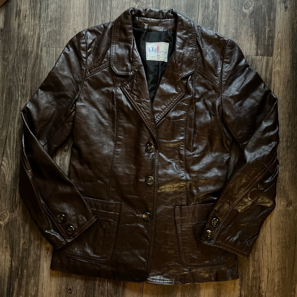 Brown Wilson’s Leather Blazer